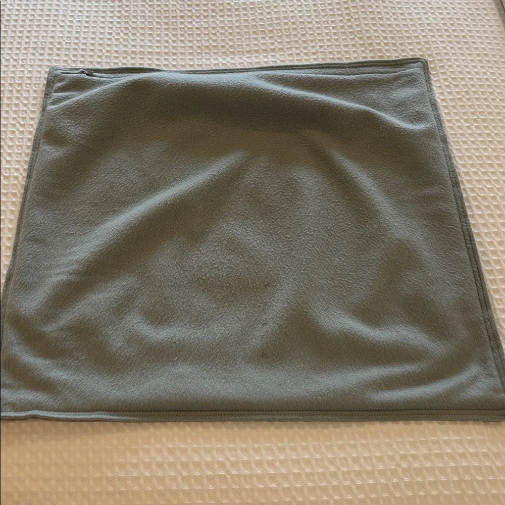 Restoration Hardware (2) Cashmere Throw Pillow Covers Zip Soft Blue 23” x 23” RH